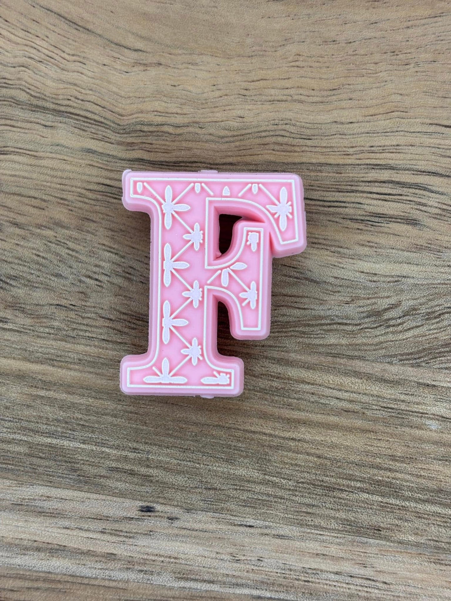 Alphabet F Silicone Focal