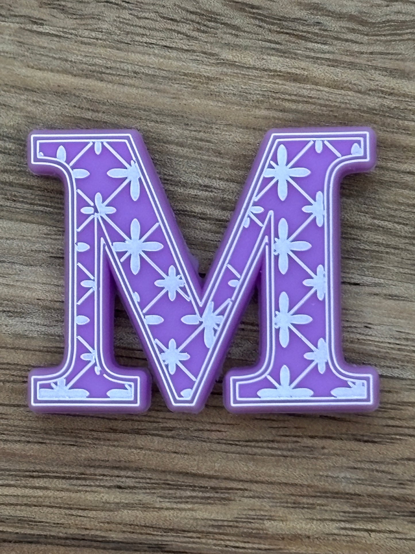 Alphabet M Silicone Focal