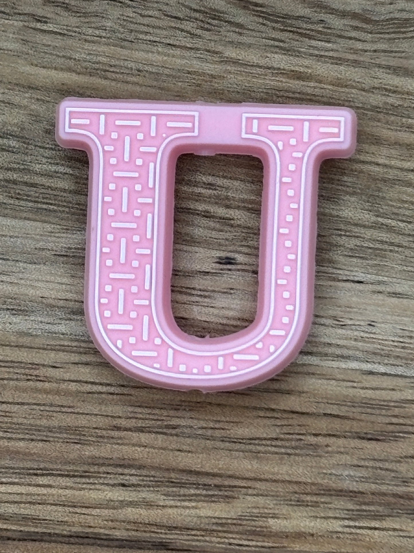 Alphabet U Silicone Focal