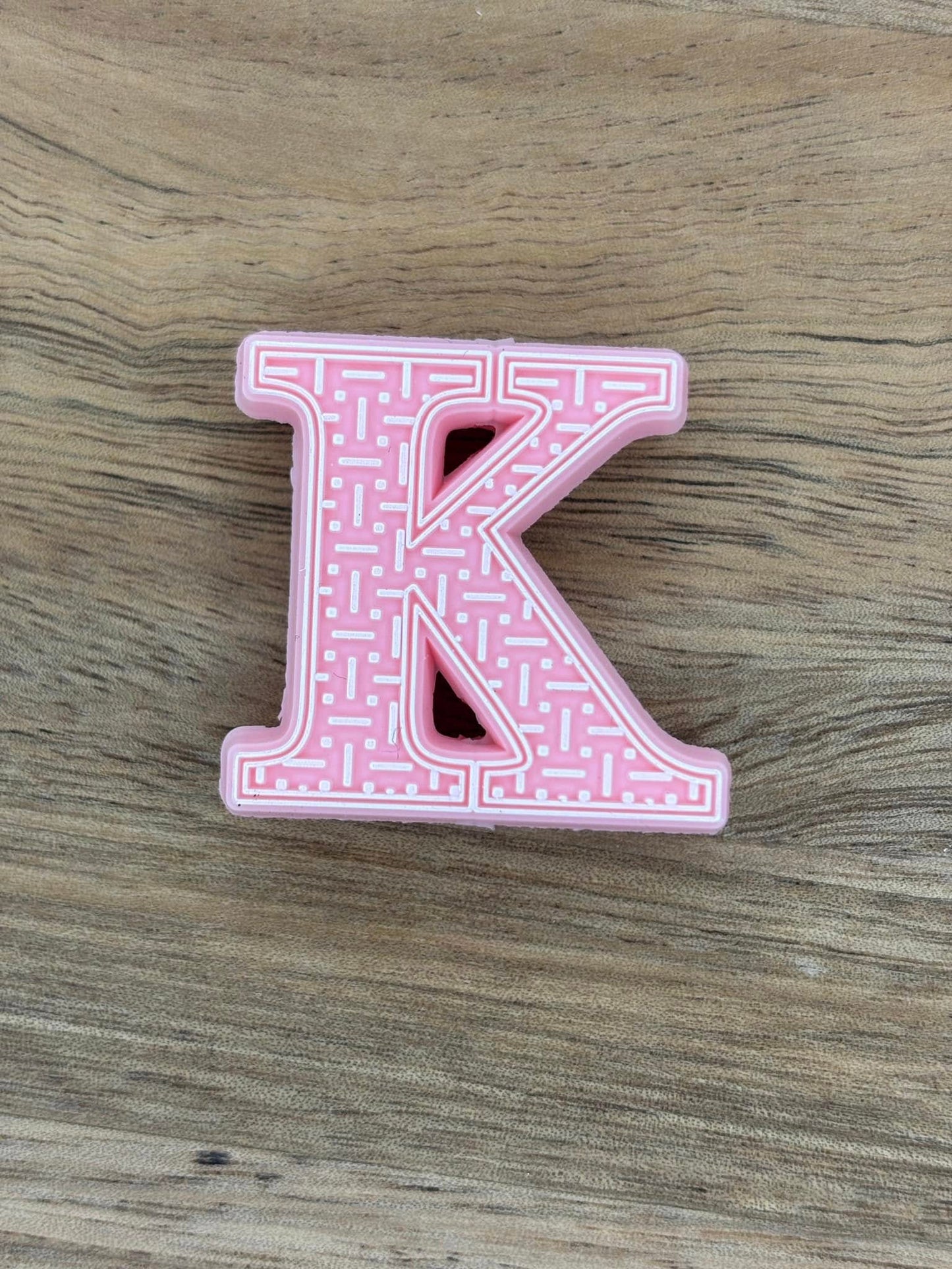 Alphabet K Silicone Focal